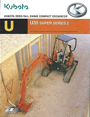 kubota u35 brochure